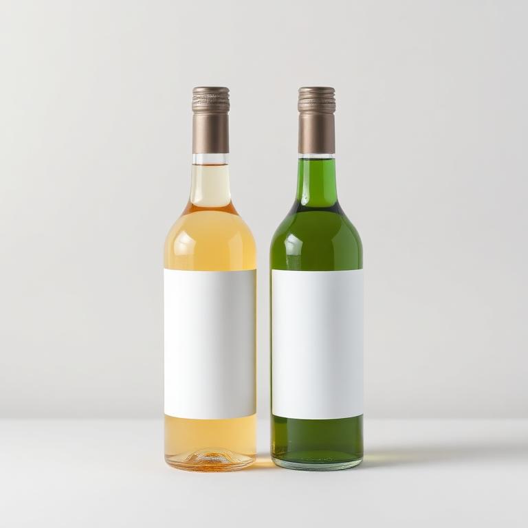 Liqueur bottles photographed on a plain studio shelf